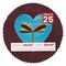 Dark Red Suede Mat Board for 23x23 Frames - Heart Opening for 20x20 Photos